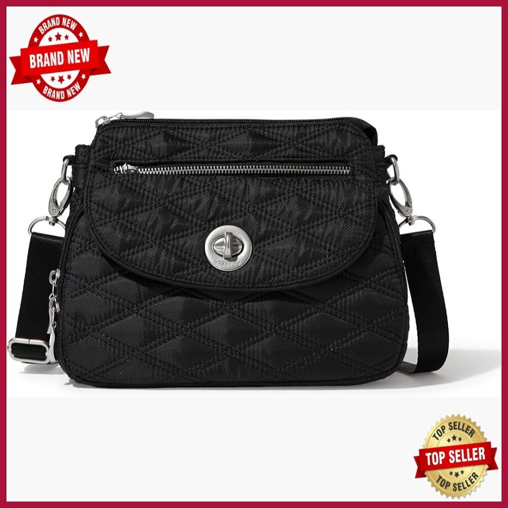 Lightweight Water-Resistant Crossbody Bag RFID Protection Travel Purse